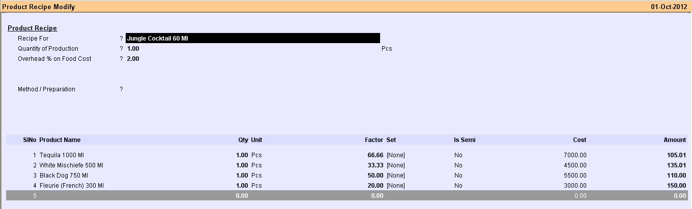 Recipe_Factor