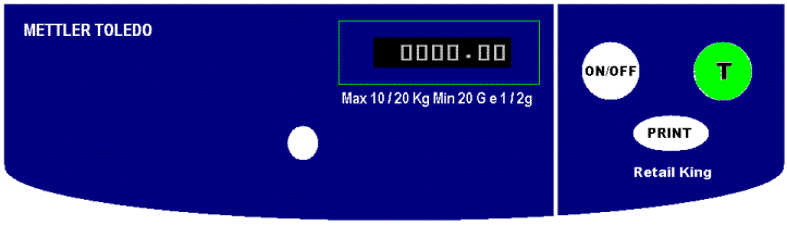 Weigh Scale buttons