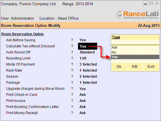 Tax on tariff