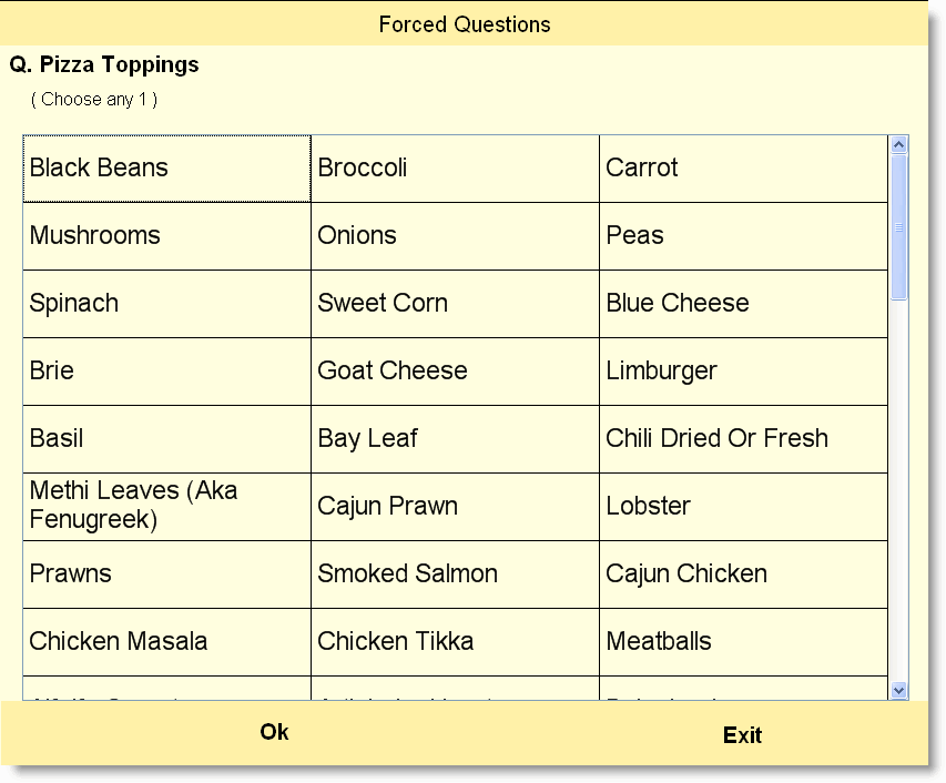 Pizza Topping